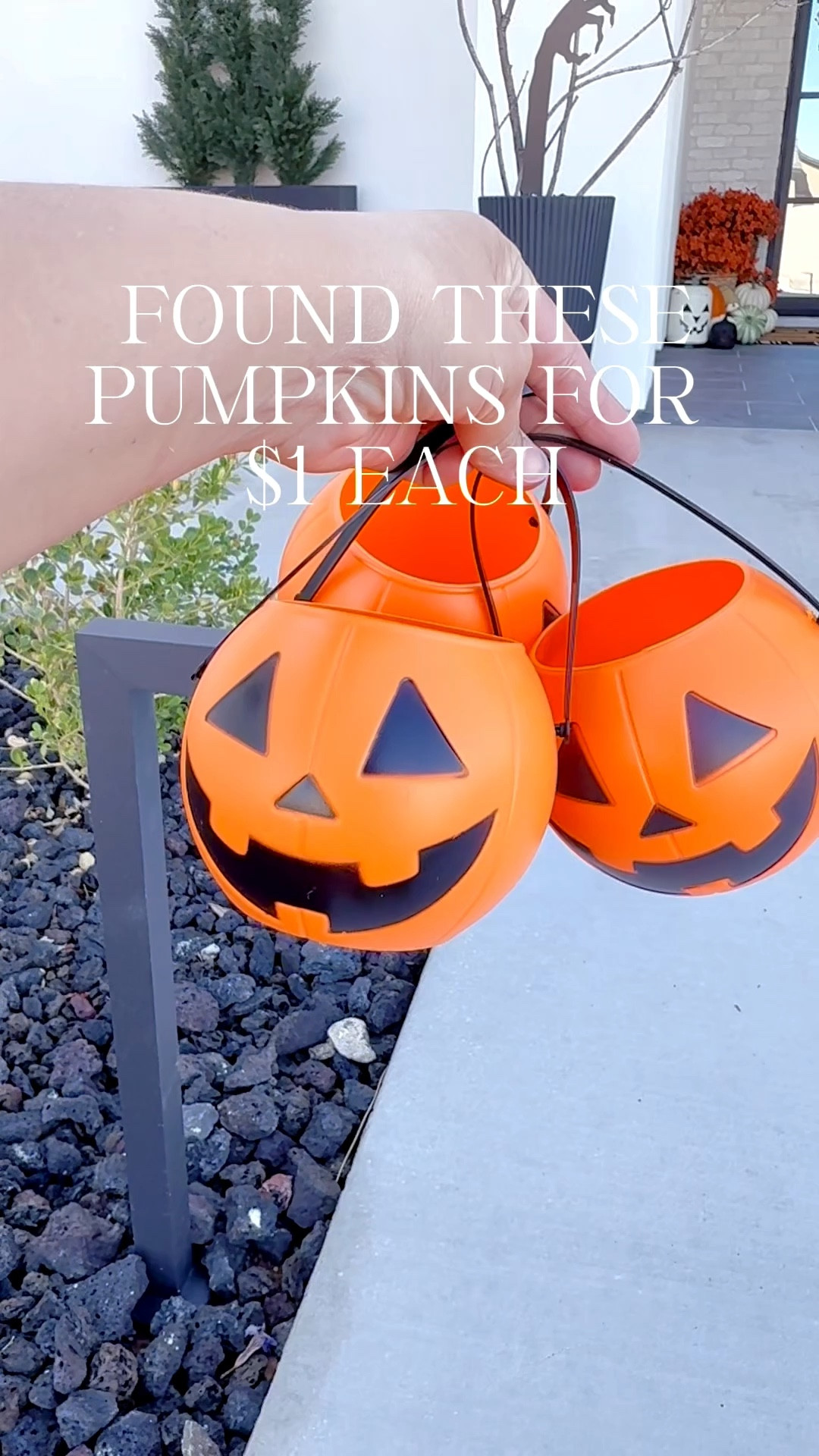 Simple and cheap way to enhance your walkway lights for Halloween

#LTKSeasonal #LTKHome #LTKHalloween