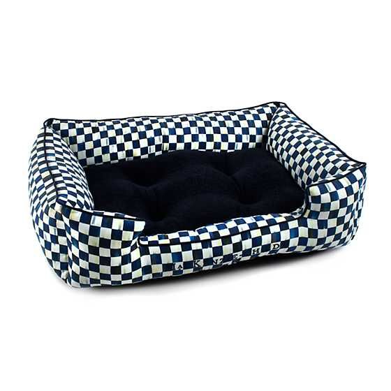 Royal Check Lulu Pet Bed - Medium | MacKenzie-Childs