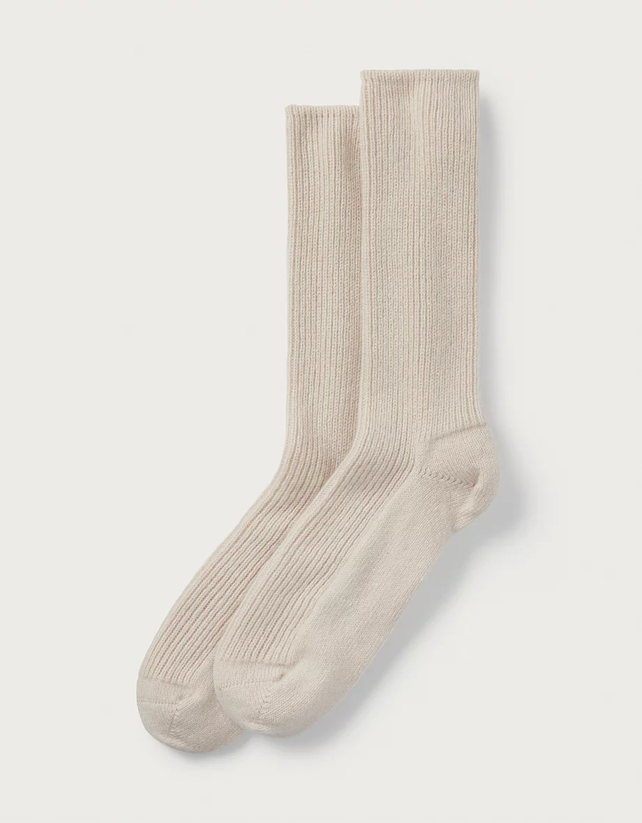 Cashmere Bed Socks | The White Company UK & ROW
