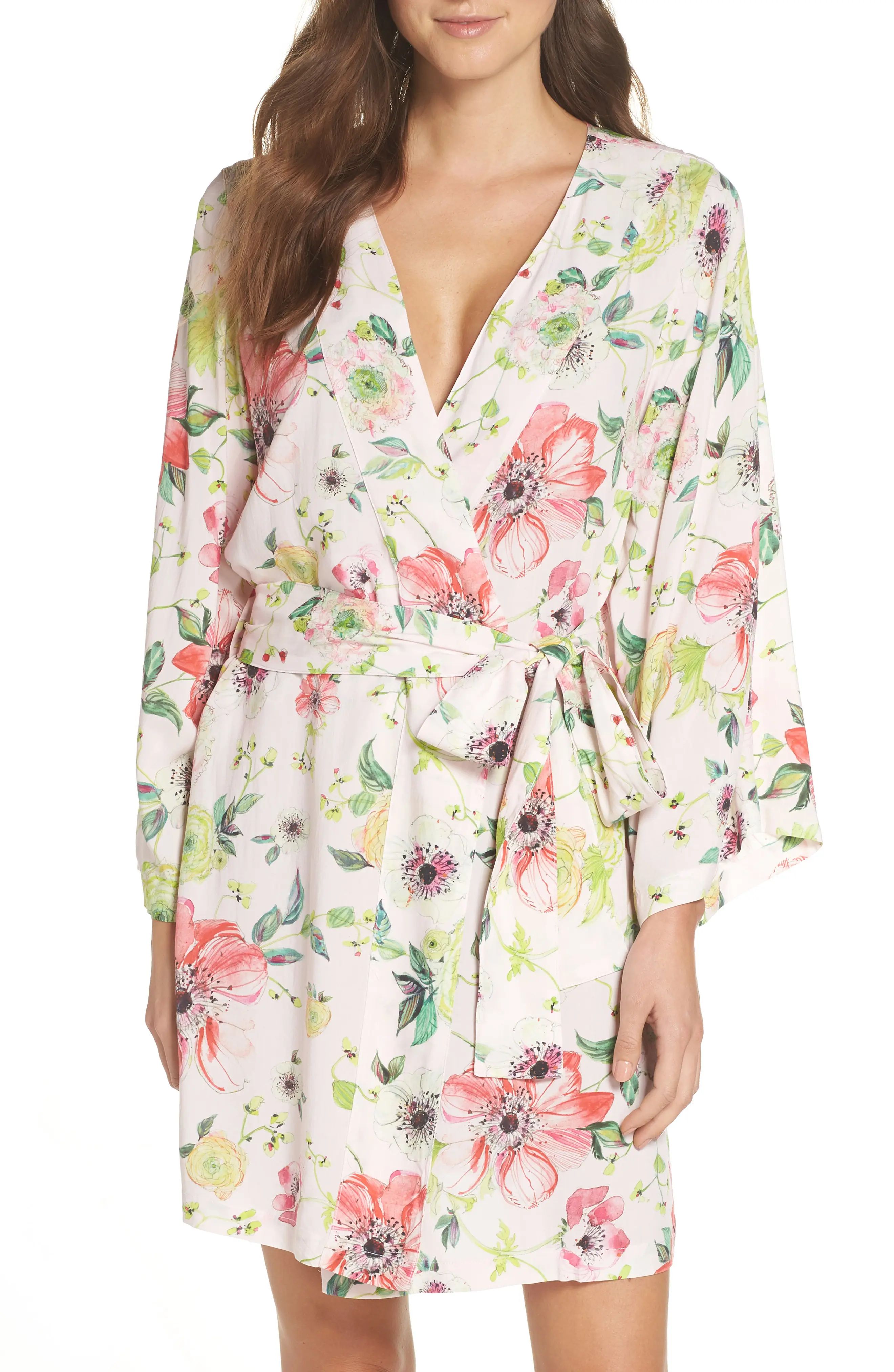 Pretty Plum Sugar Knee-Length Robe | Nordstrom