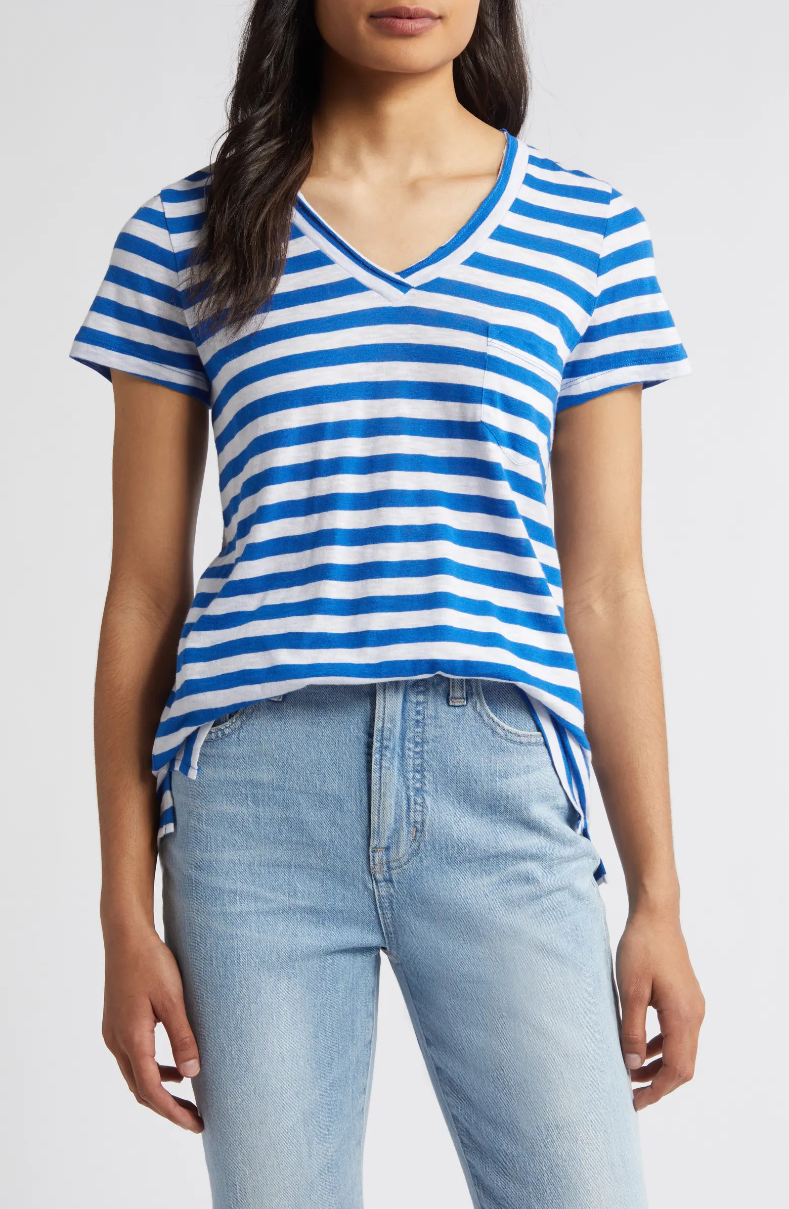 V-Neck Short Sleeve Pocket T-Shirt | Nordstrom