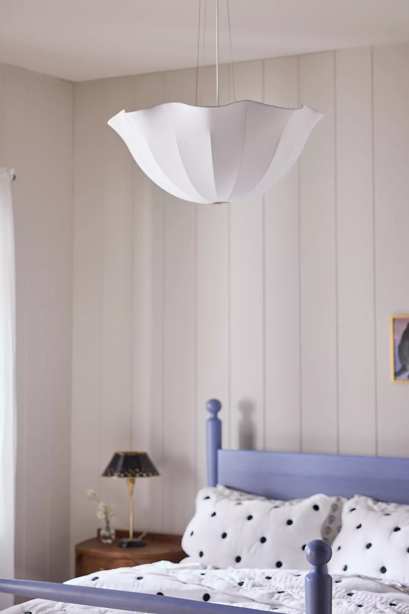 Dolce Uplit Fabric Pendant | Anthropologie (US)