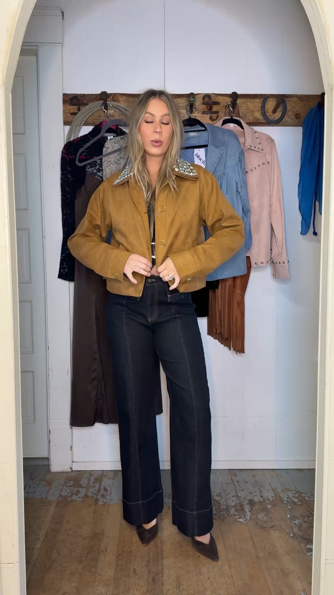 Suede & bling! Use code SHALEY20 

#LTKFindsUnder100 #LTKHoliday #LTKTall