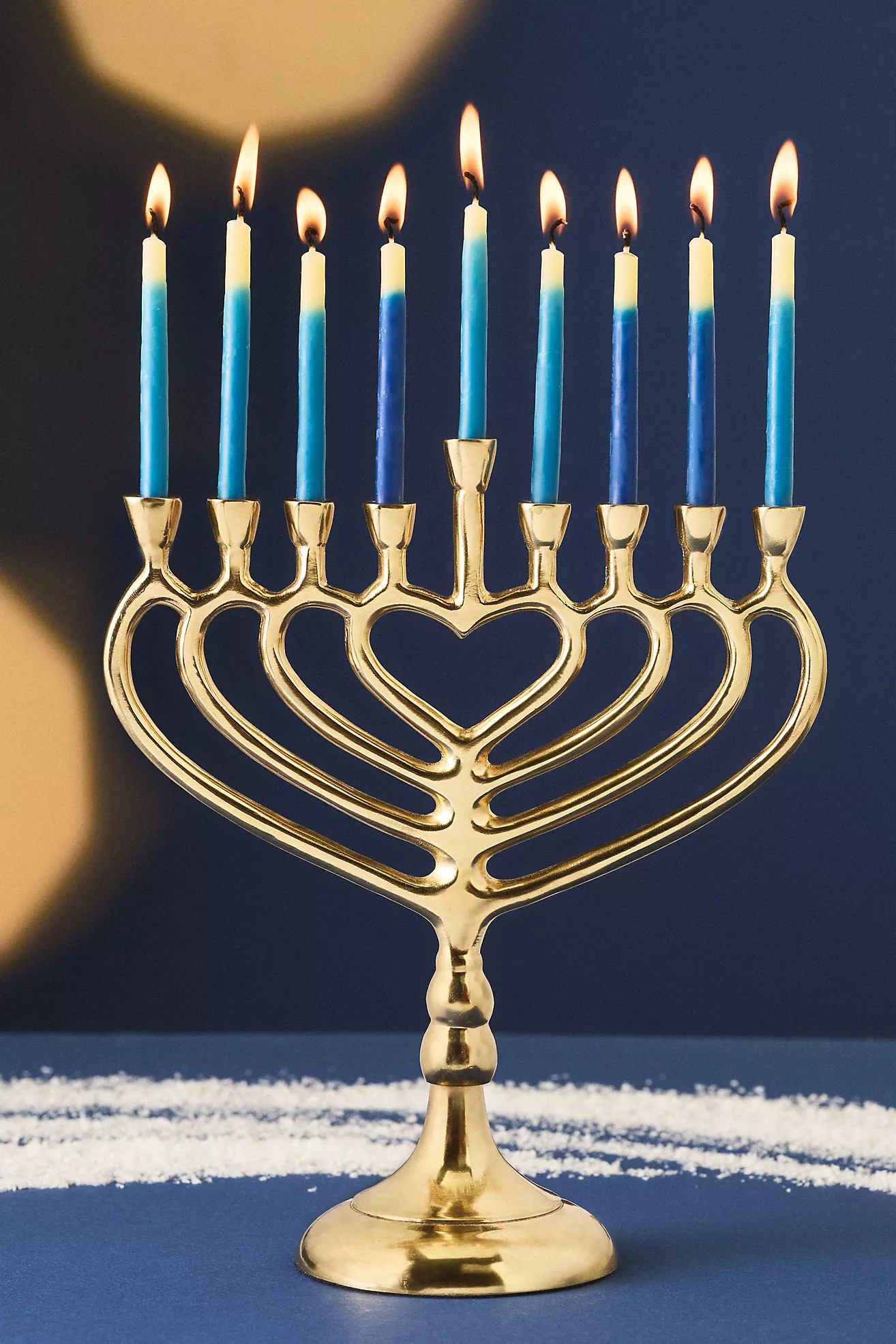 Heart Hanukkah Menorah | Anthropologie (US)