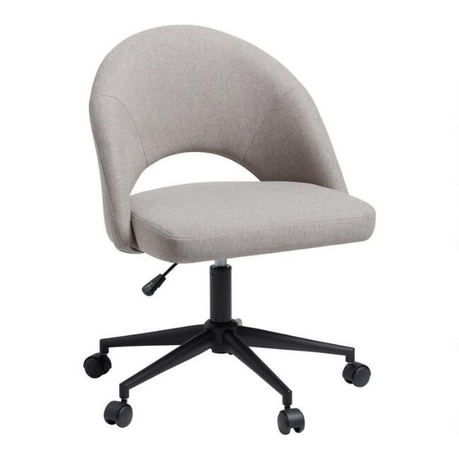 Gray Gunnison Upholstered Office Chair | World Market