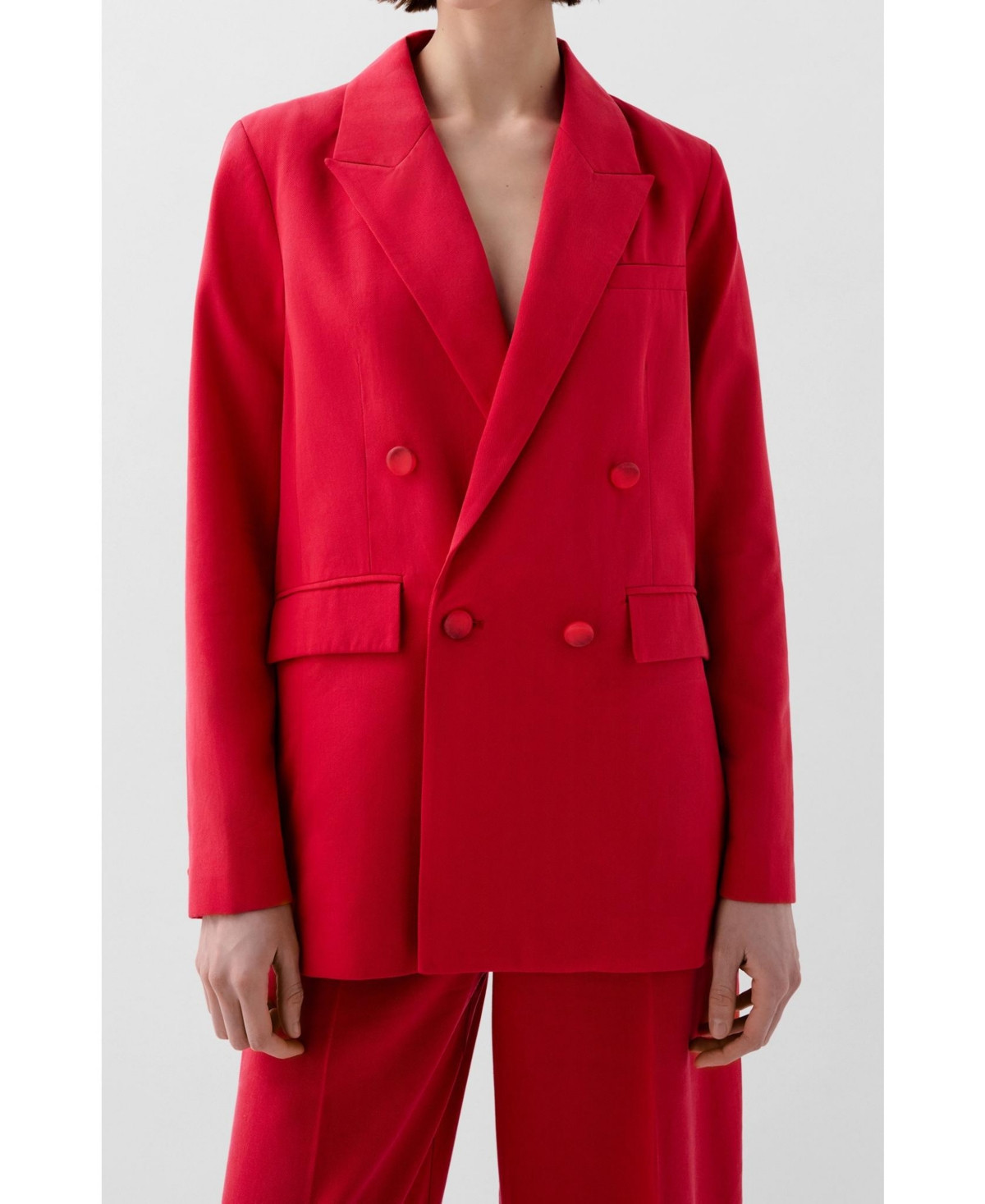 Scalpers Women's Red Blazer - Red | Macy's