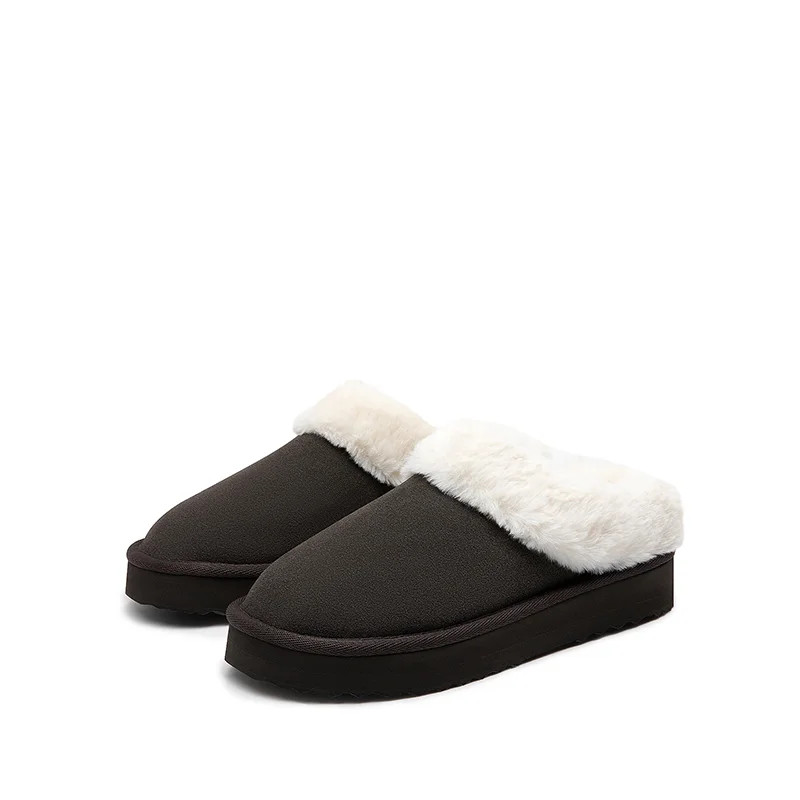 BURUDANI Women's Fuzzy Slip on Slippers Warm Comfy Winter House Shoes | Walmart (US)