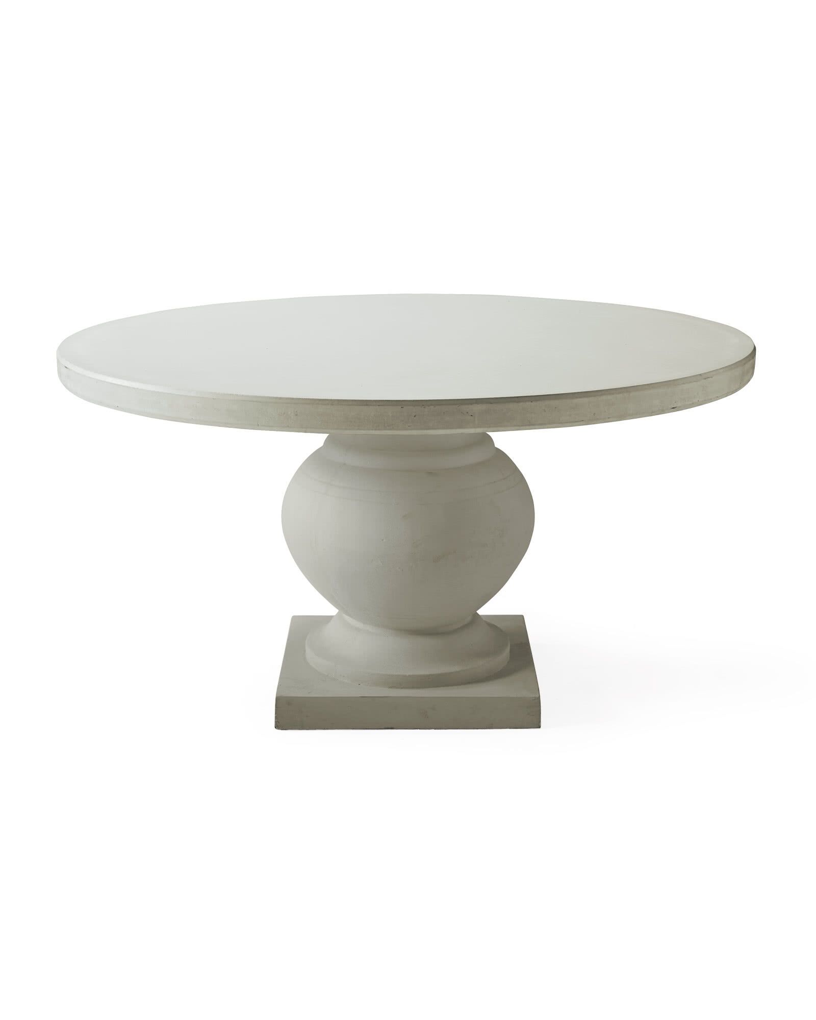 Terrace Round Dining Table - Fog/Fog | Serena and Lily