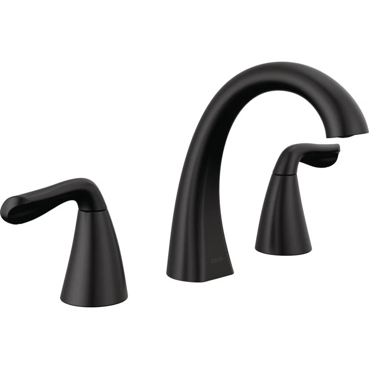35840LF-BL Arvo Widespread Bathroom Faucet with Drain Assembly | Wayfair North America