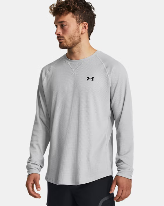 UA Waffle Men's Crew Long Sleeve | Under Armour | Under Armour (US)