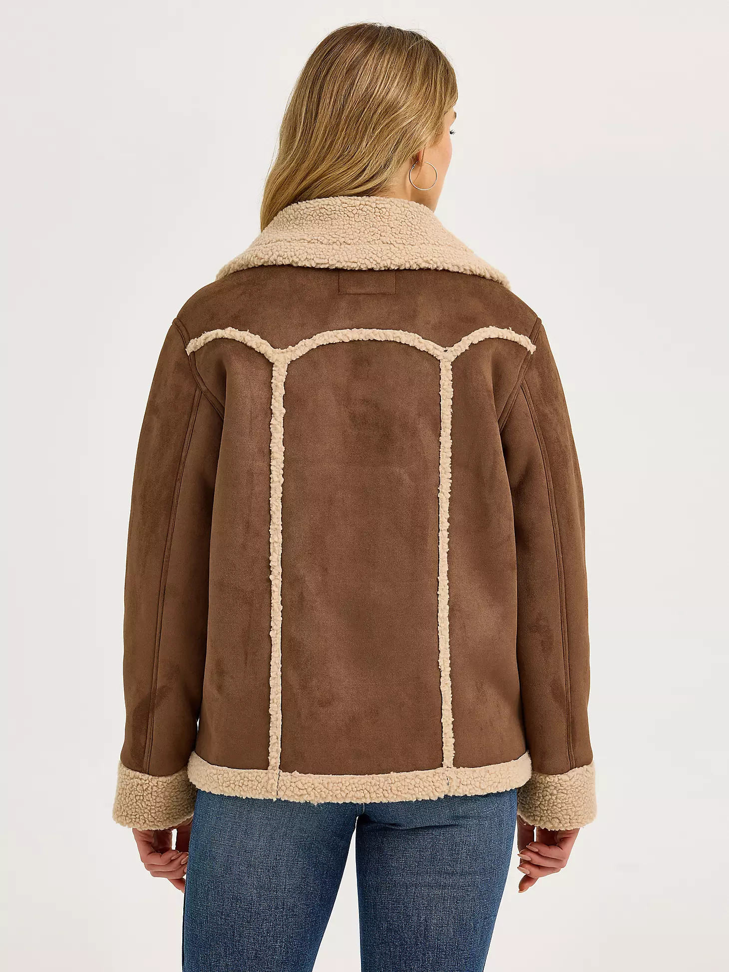 Women's Wrangler Faux Shearling Barn Coat | Wrangler