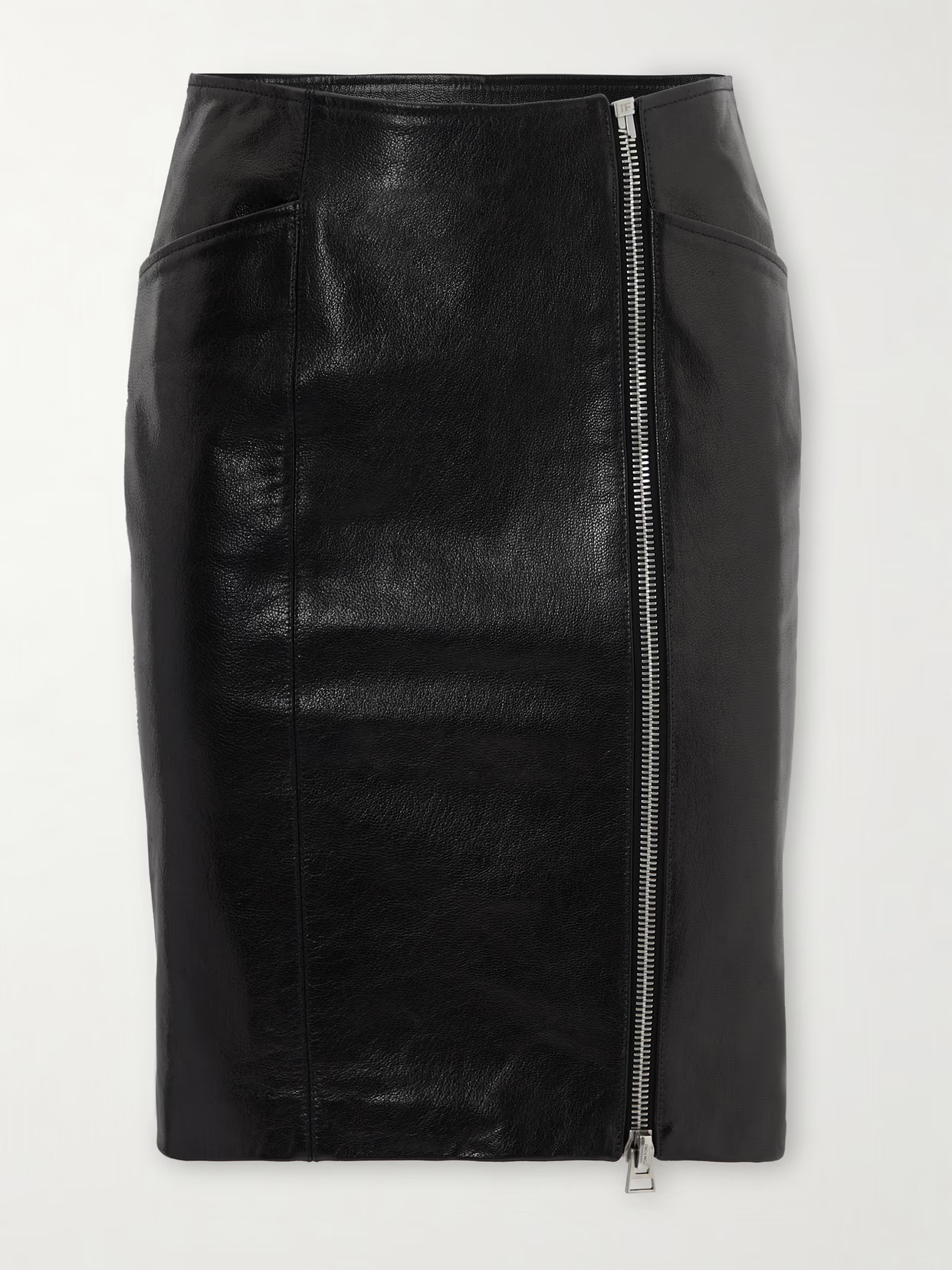 TOM FORD - Paneled Leather Mini Skirt - Black | NET-A-PORTER (US)