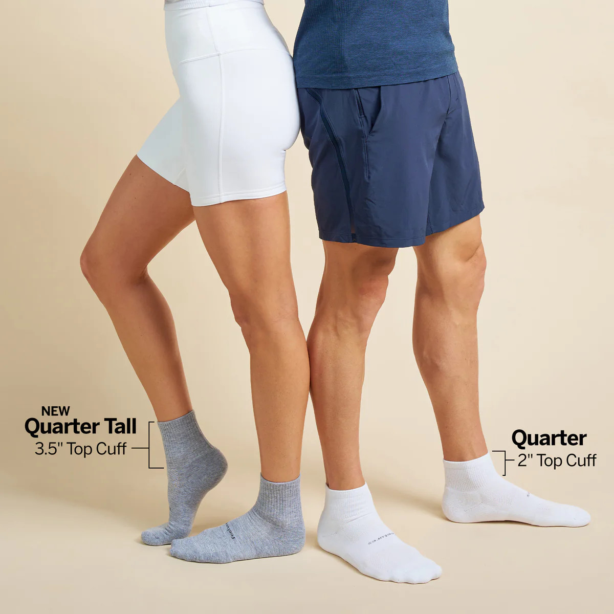 High Performance Max Cushion Quarter Tall 3 Pack | Feetures