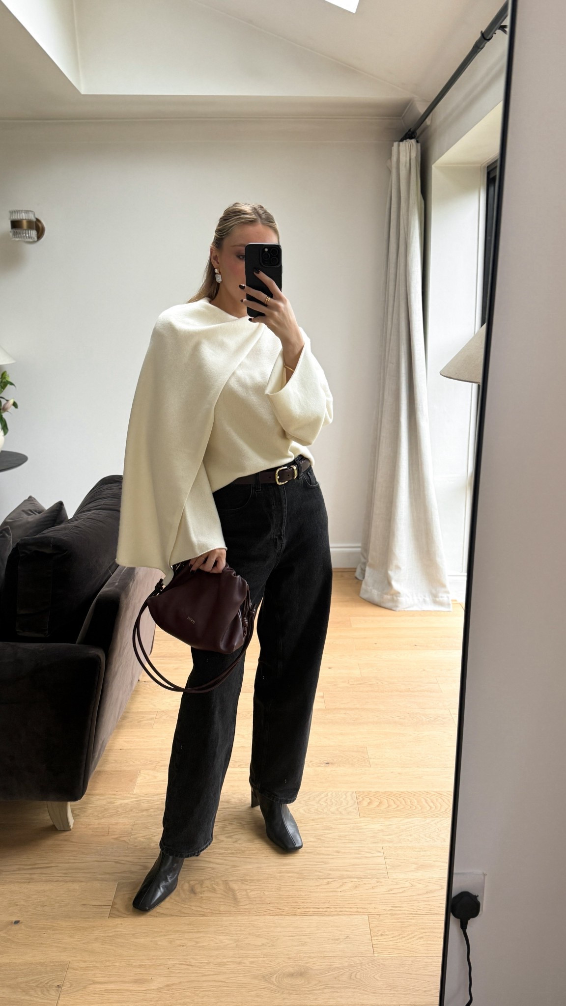 Outfit of the day for a festive event with Jo Malone 