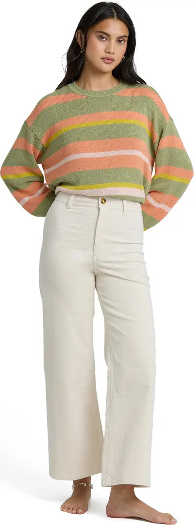 Free Fall Mid Rise Wide Leg Twill Pants | Nordstrom