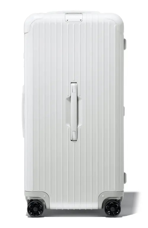 RIMOWA Essential Trunk Plus 32-Inch Wheeled Suitcase in White at Nordstrom | Nordstrom