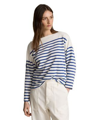 Striped Cotton Top | Bloomingdale's (US)
