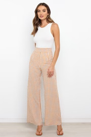 Gimmie Pants - Tan Gingham | Petal & Pup (AU)
