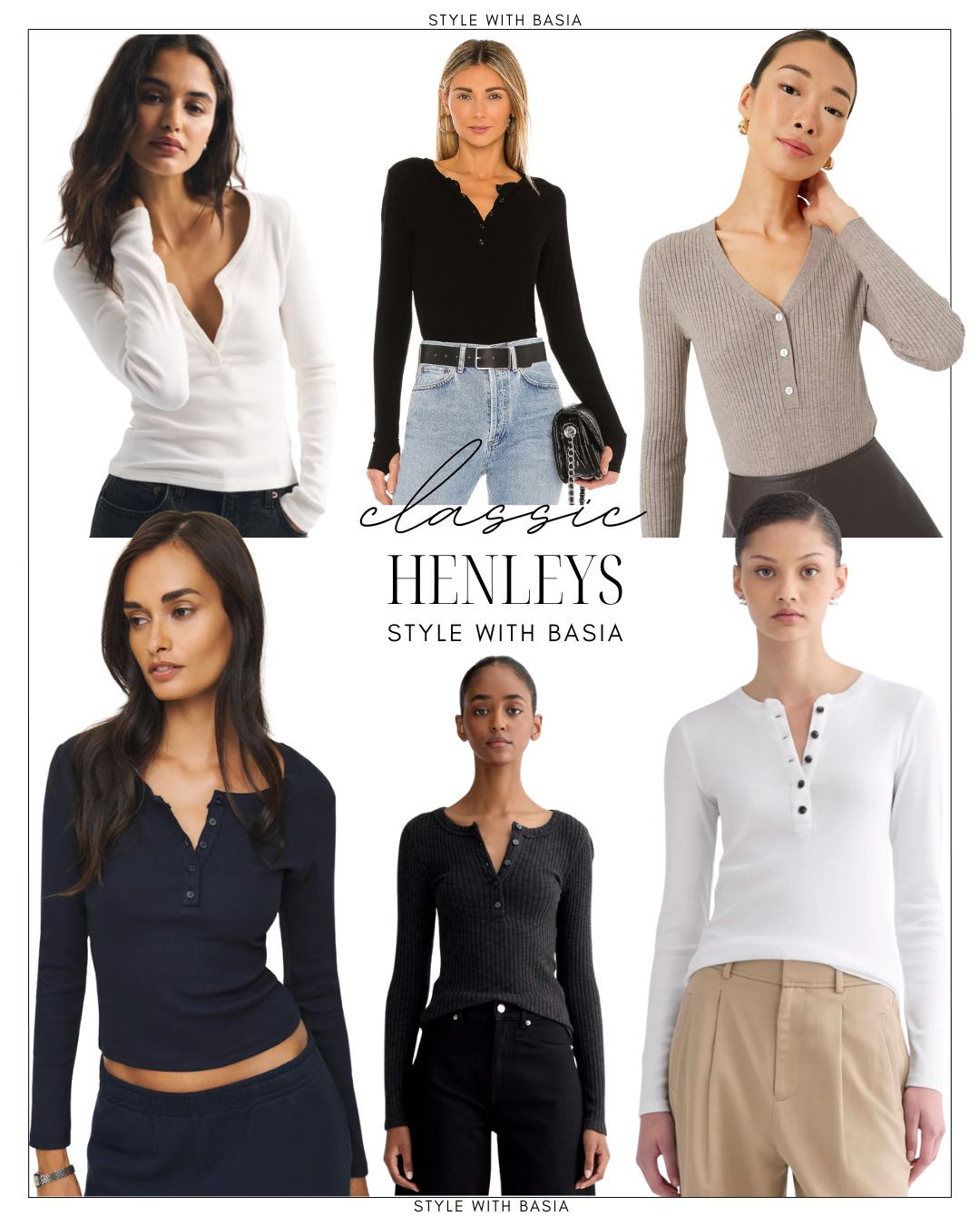 A Henley offers a slightly more relaxed and casual alternative to a classic T-shirt. With its subtle button detail, it adds just enough interest while remaining timeless and easy to wear. 🤍

#ClassicWardrobe #Henley #TimelessStyle #WardrobeBasics #ClassicStyle #StyleWithBasia 

 #LTKootd