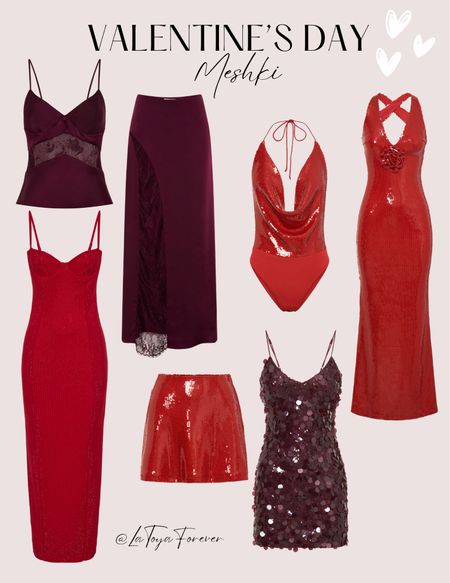 New in for Valentine’s Day at Meshki! From the two piece outfits , and the sequin red dresses; All of these are perfect for Valentine’s Day or Galentine’s ❤️

Galentines, Red sequin dress, red Valentine’s Day dress, meshki, meshki dress , Valentine’s Day, two piece outfits for Valentine’s Day 

#LTKMostLoved #LTKstyletip #LTKSeasonal