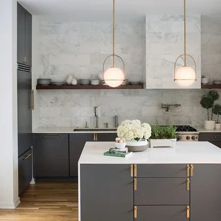 Hinkley Somerset 1-Light Pendant in Heritage Brass - Overstock - 21621153 | Bed Bath & Beyond