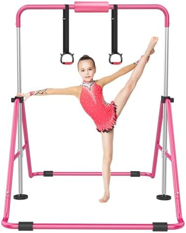 Gymnastic Bars for Kids with Adjustable Height, Folding Gymnastic Training Kip Bar, Expandable Ho... | Amazon (US)