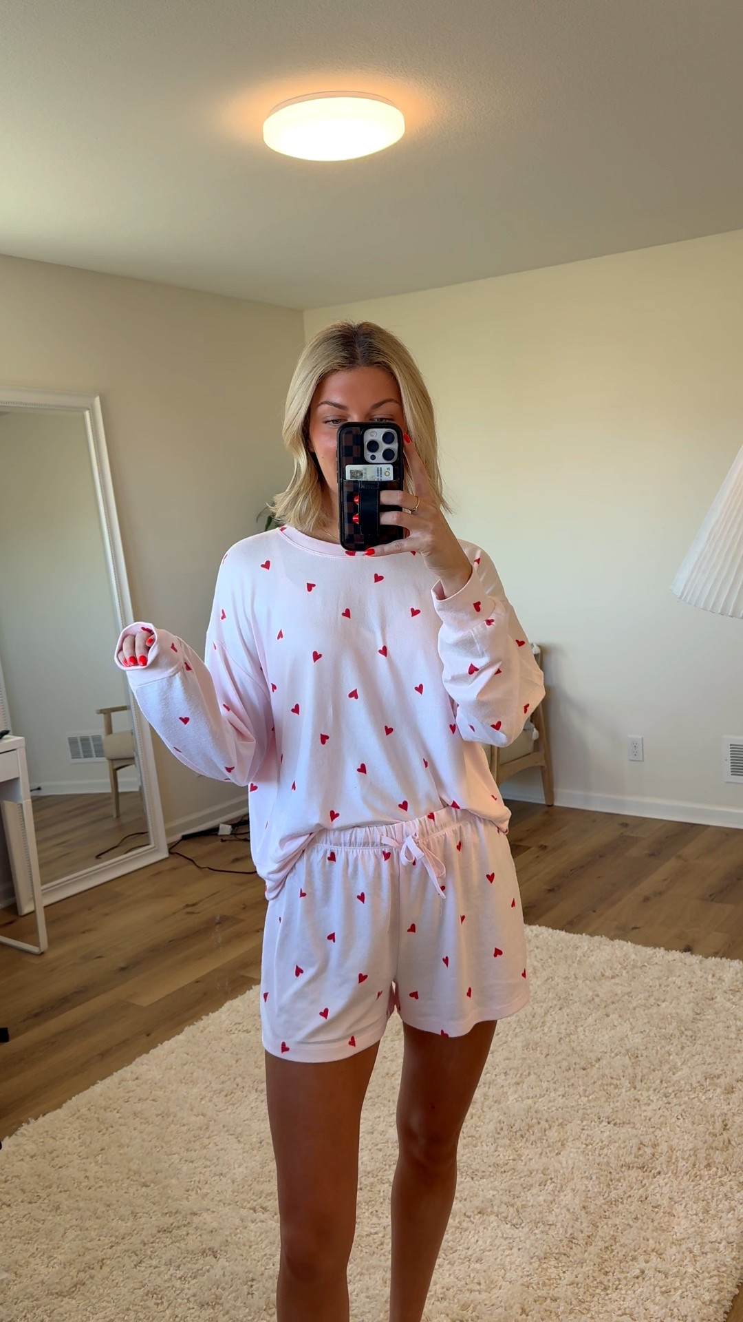Hello cutest pjs ever. I’m a medium! 

#LTKmomlife #LTKValentine #LTKootd