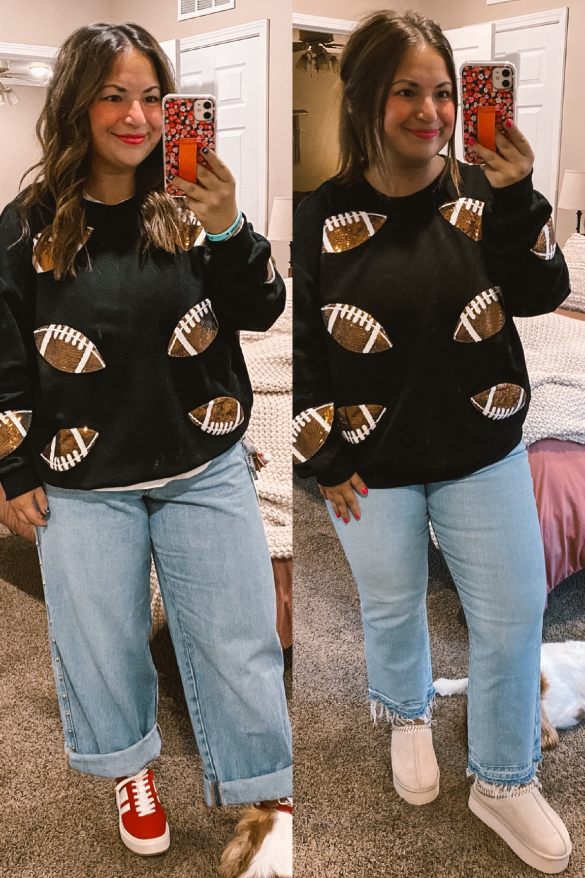 Sparkly football crew is 44% off making it $19.50!

#LTKSaleAlert #LTKStyleTip #LTKFindsUnder50