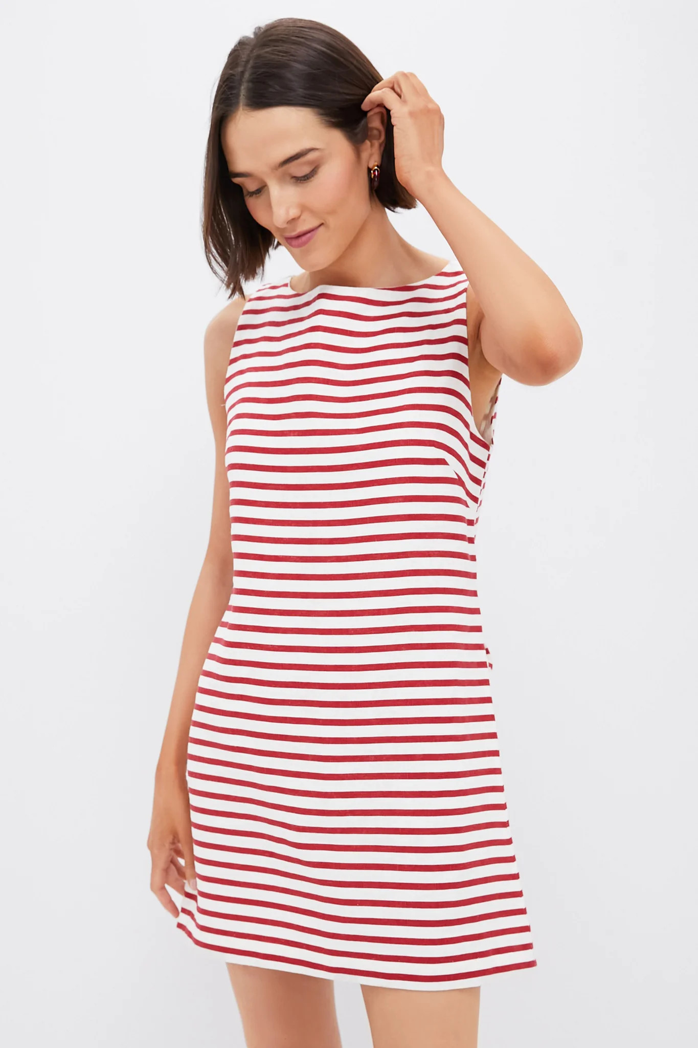 Red Breton Stripe Kelly Mini Dress | Tuckernuck (US)