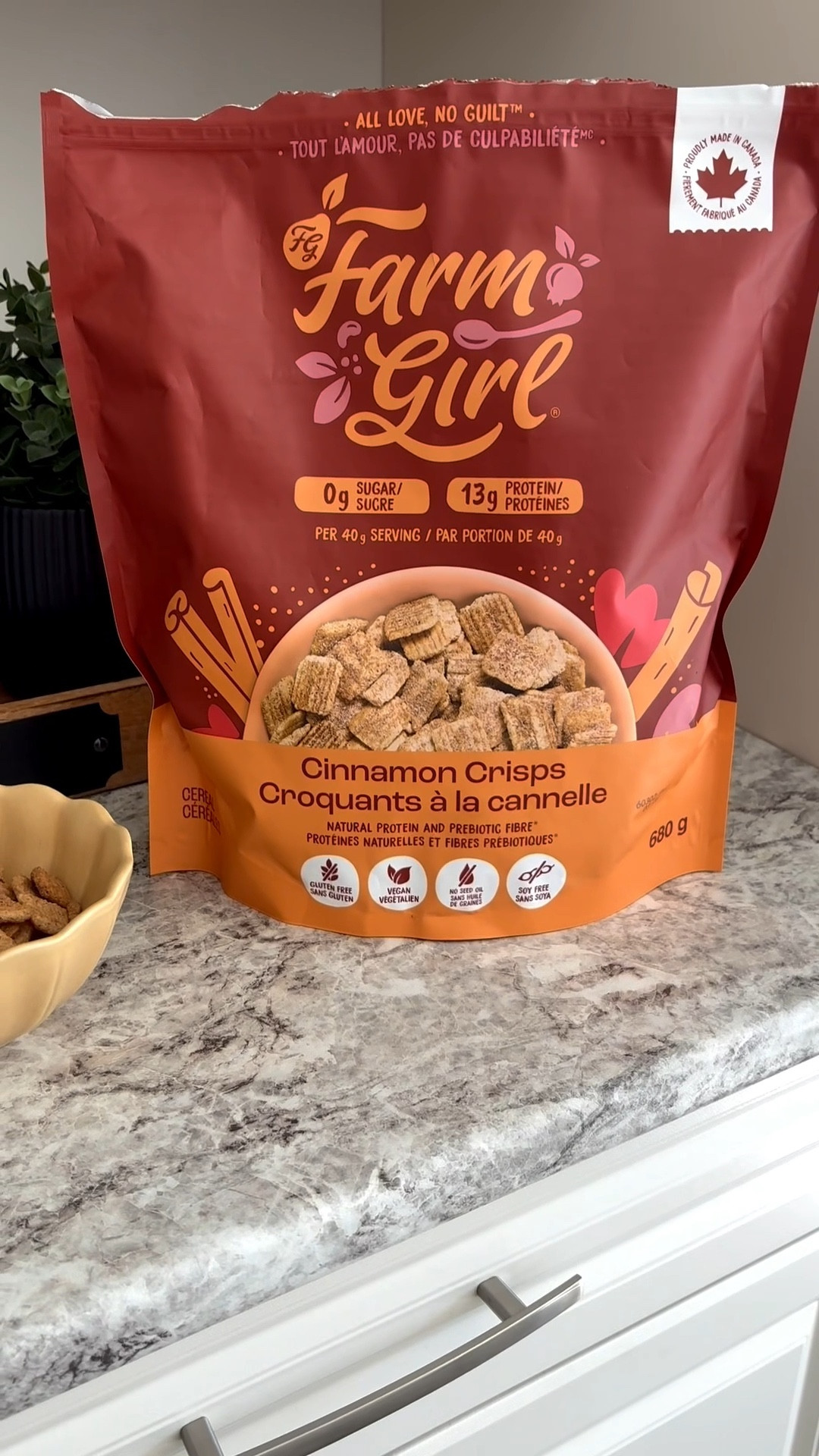 HEALTHY CINNAMON TOAST CRUNCH
Finding a wholesome alternative that doesn't compromise on taste.

Farm Girl Cinnamon Crisps Artistian Keto Cereal, Low Carb, Non-GMO, Gluten Free, Low Sugar, Zero Preservatives - Plant Based Protein 

#healthyalternatives #cinnamontoastcrunch #highproteinbreakfast #healthycereal 

#LTKkids #LTKfitness #LTKcanada