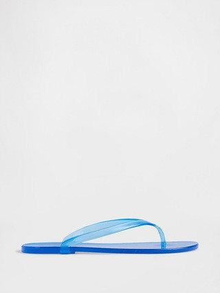 Gap Logo Jelly Flip Flops | Gap Factory