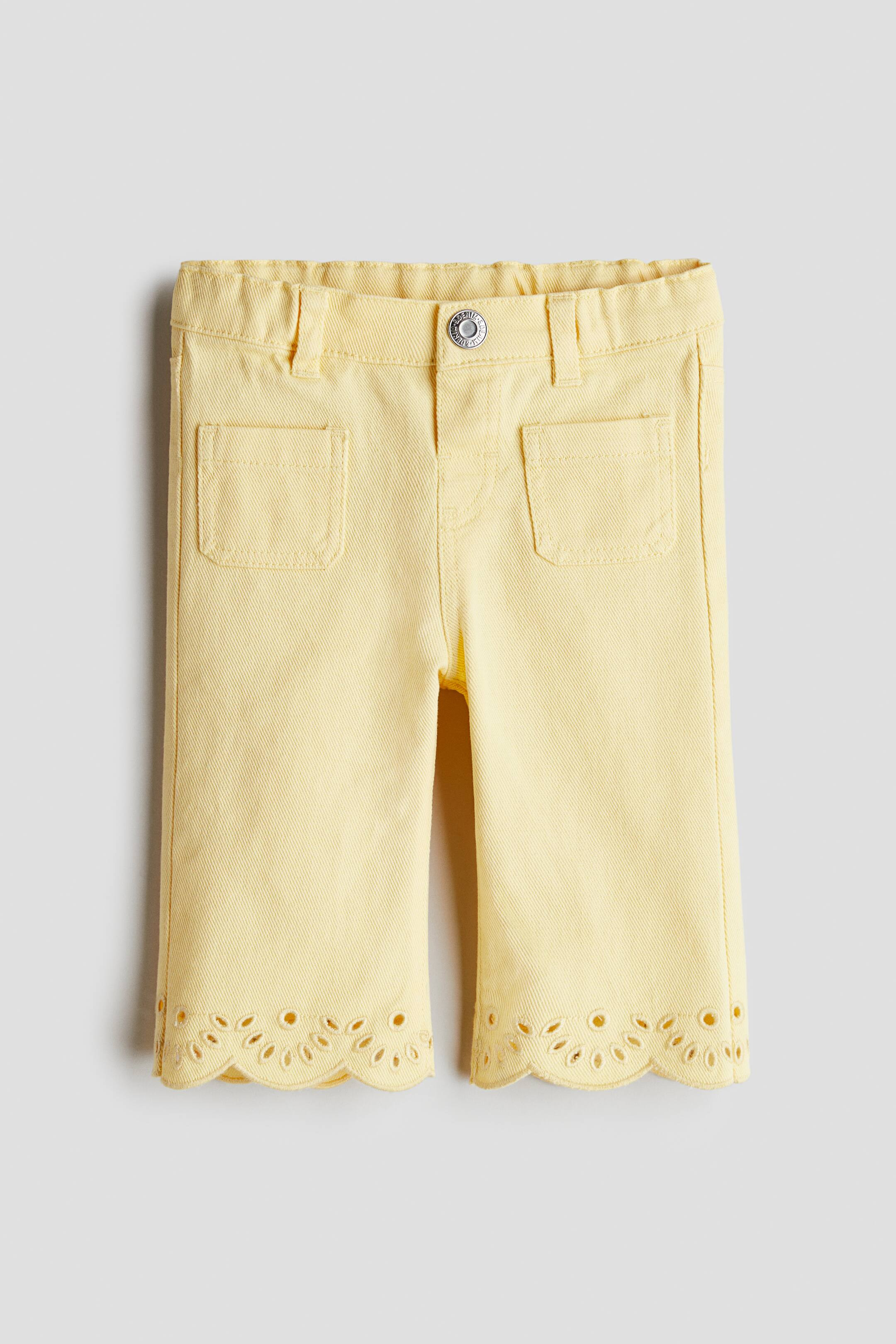Flared Cotton Twill Pants | H&M (US + CA)