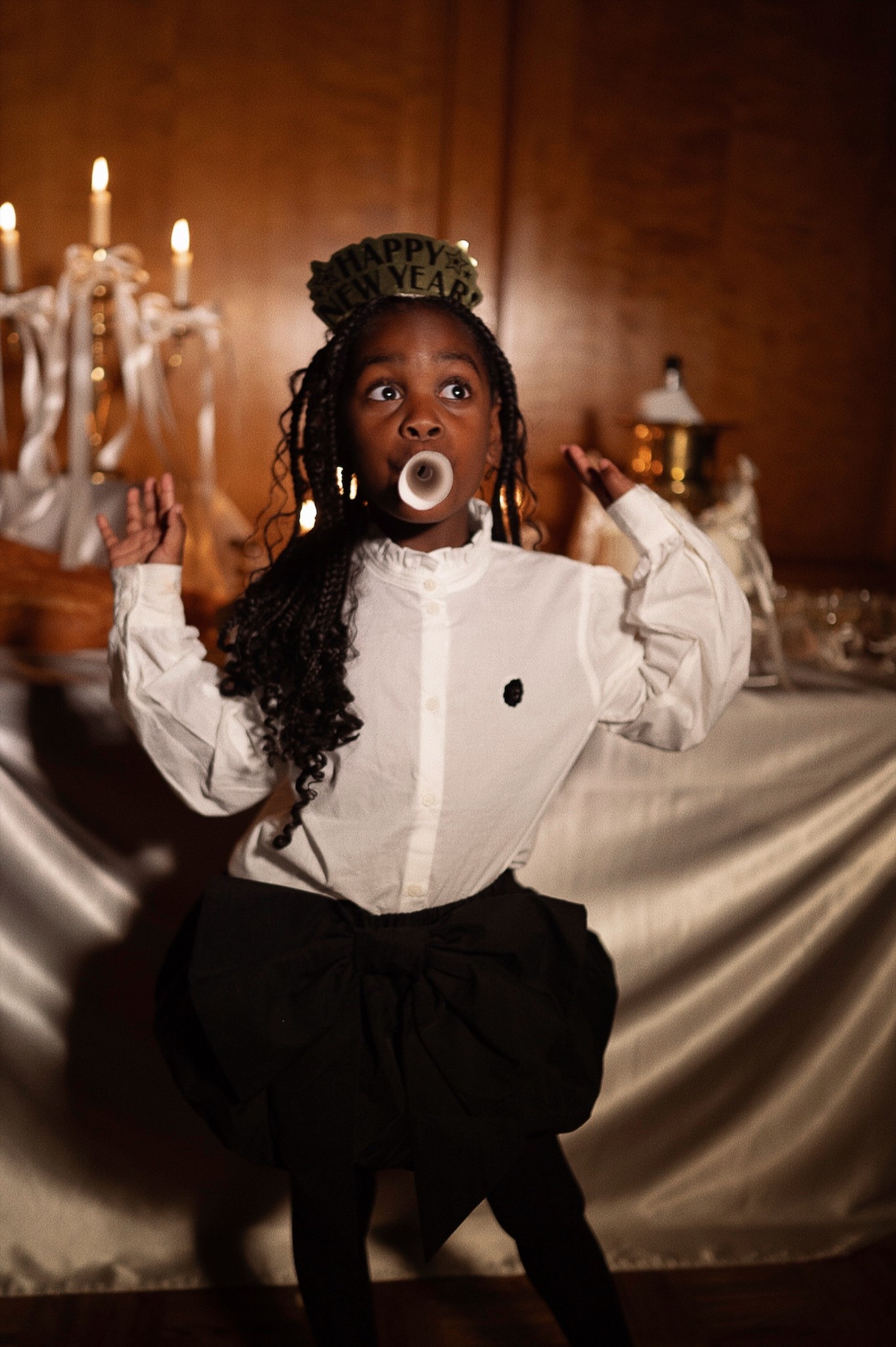 Girls New Year's Eve party outfit, bubble skirt and white button down shirt 

#LTKHoliday #LTKootd #LTKKids