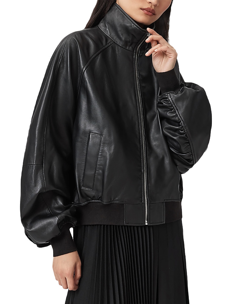 Allsaints Felda Leather Bomber Jacket | Bloomingdale's (US)