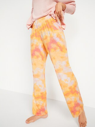 Mid-Rise Sunday Sleep Ultra-Soft Pajama Pants for Women | Old Navy (US)