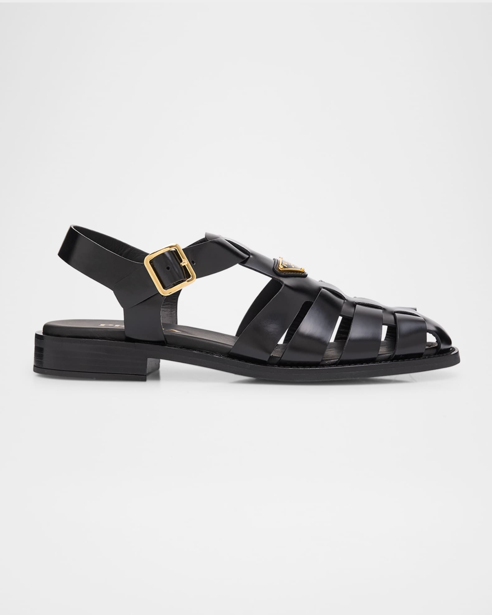 Calf Leather Fisherman Sandals | Neiman Marcus
