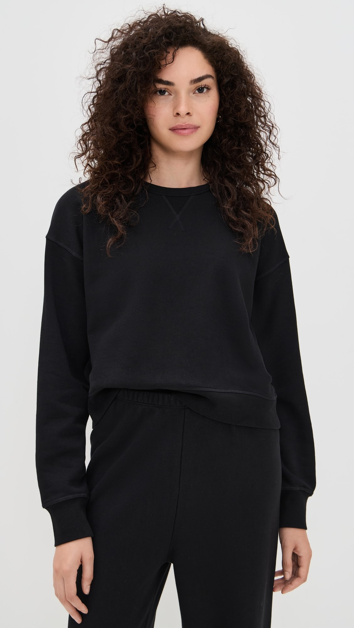 Solid Cropped James Sweatshirt | Shopbop