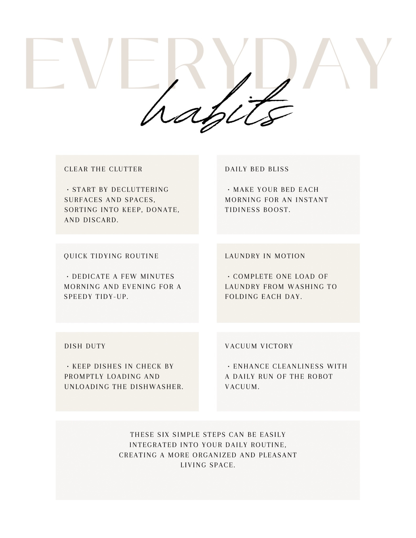 Everyday habits 

#LTKfindsunder100 #LTKfindsunder50 #LTKhome