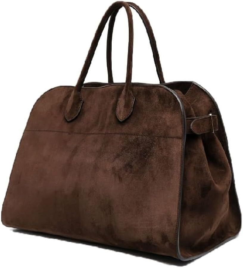 Amazon.com: Soft Genuine Leather Satchels Bags for Women,Suede Leather Armpit Bag, Women'S Top-Ha... | Amazon (US)