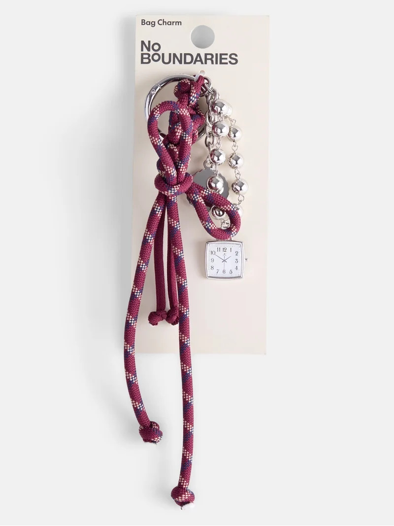 No Boundaries Women\u2019s Bungee and Watch Bag Charms, Red | Walmart (US)