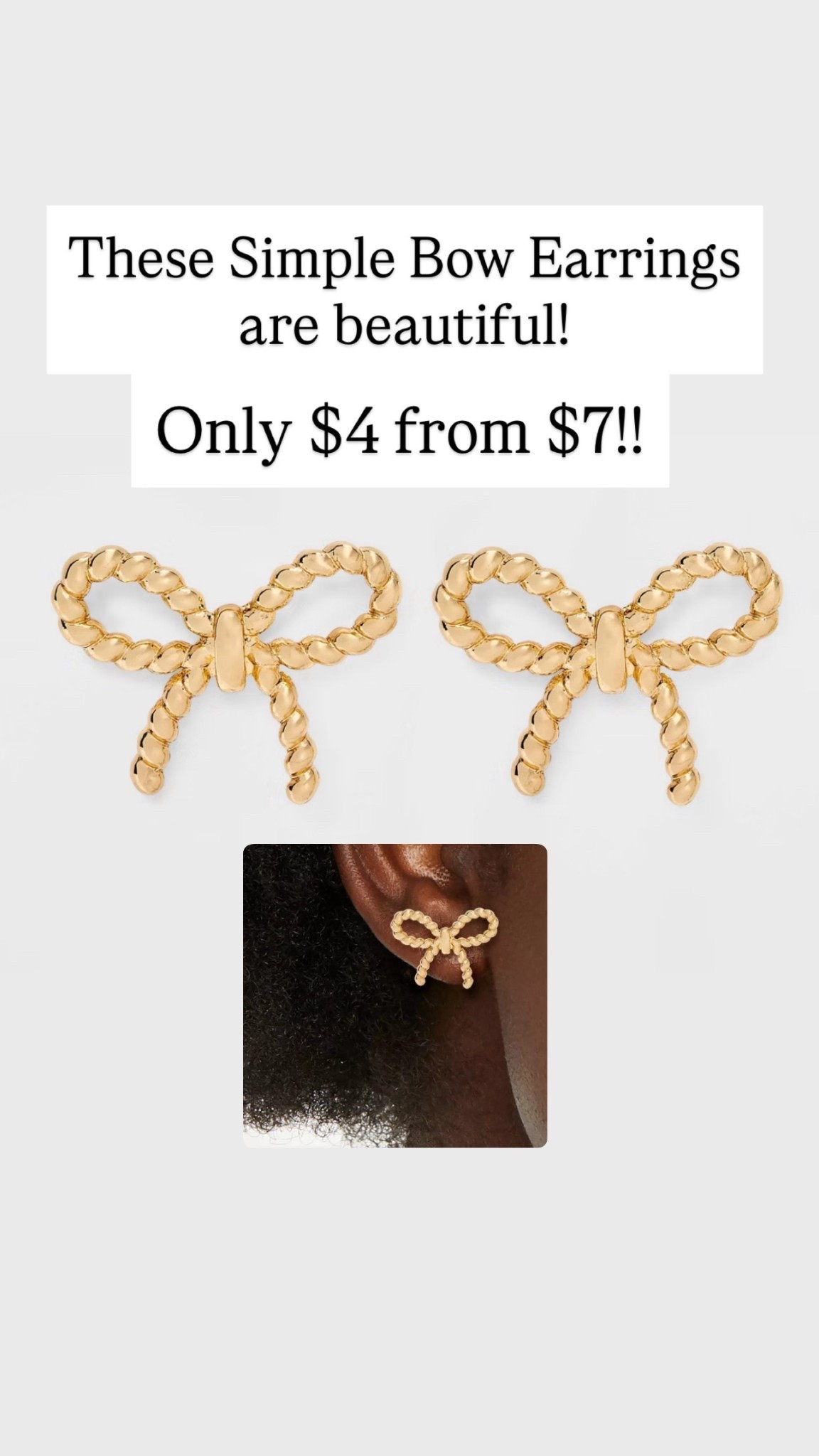 My absolute fave! These bow earrings are a perfect gift! 

#LTKSaleAlert #LTKHoliday