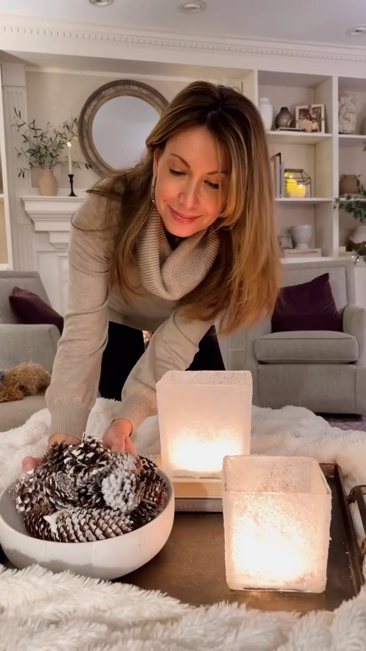 DIY Frosted Candleholder❄️ is an easy and elegant project that effortlessly transforms your home, wedding or special event this winter. These frosted candleholders add instant warmth, magic, and a dreamy frozen glow during the chilly evenings ahead. 

Materials:
* Clean glass of your choice
* Epsom salt
* Mod Podge glue or Elmer’s glue
* Medium paint or foam brush
* Glitter (optional)
* Acrylic sealer (optional)
* Candle votives

Directions 
1. Paint & Salt: Paint one side of clean glass with glue, then cover in Epsom salt. Repeat for each side, excluding the bottom.
2. Optional Sealer: Consider using acrylic sealer to prevent salt from crumbling.
3. Dry: Let it dry for 2-3 hours.
4. Add Tea Lights or Flameless Candles to complete the look. 

Winter decor 
Winter wedding
Winter DIY
Winter Aesthetic 

#LTKHome #LTKSeasonal #LTKFindsUnder50