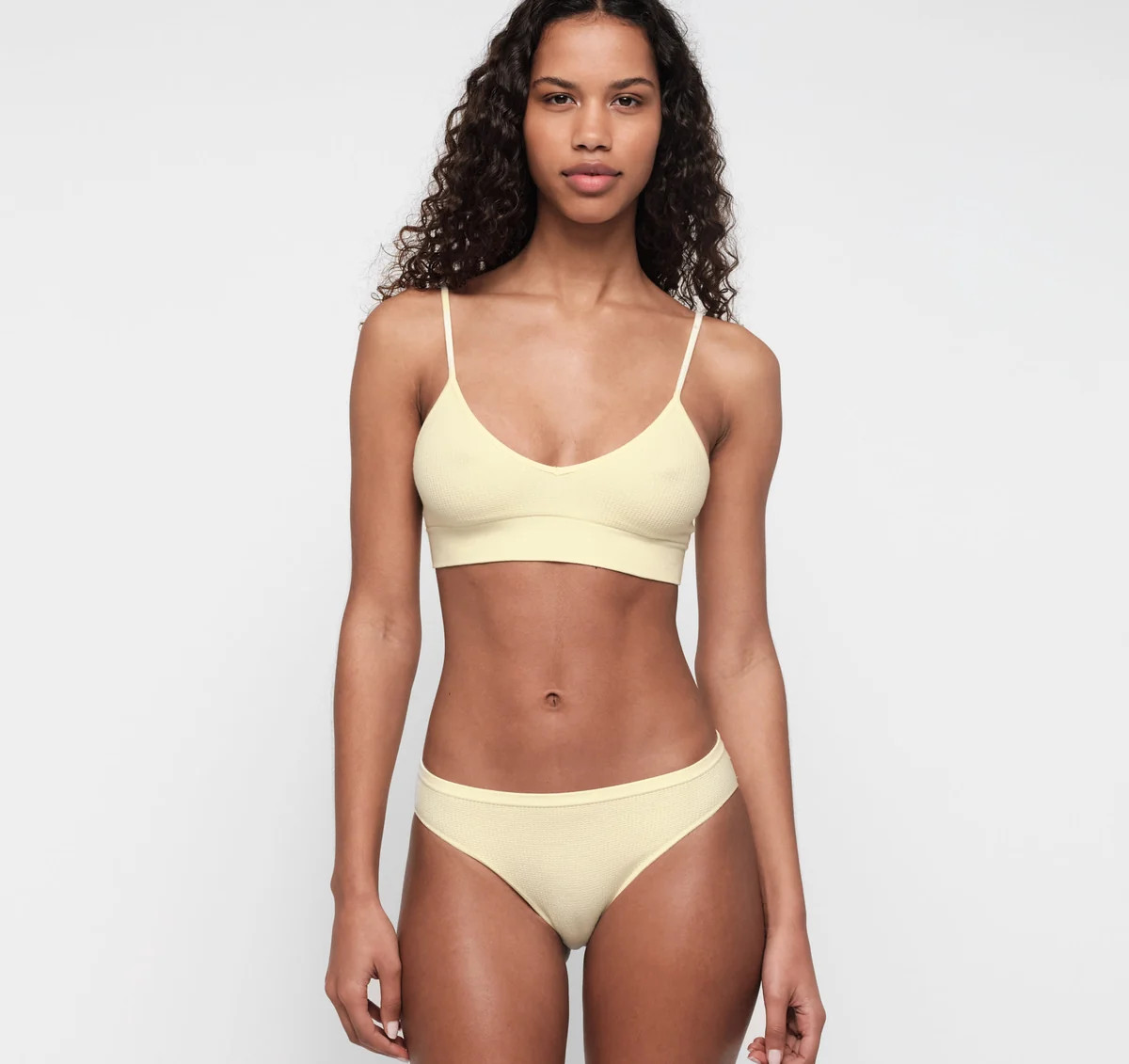 Seamless Waffle Triangle Bralette | Organic Basics