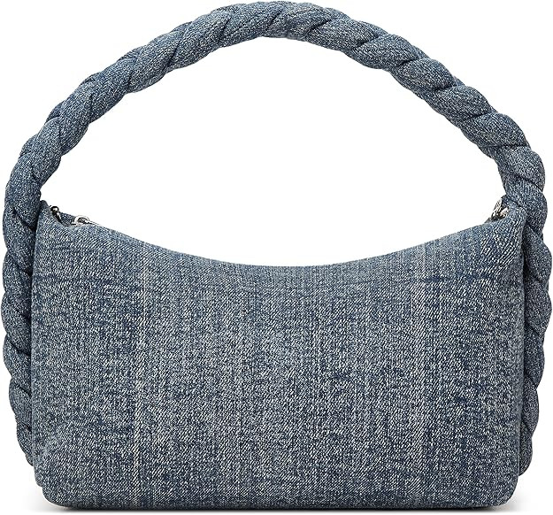 Denim Tote Bag Clutch for Women Handwoven Handbag Purse Casual Crossbody Shoulder Bag Fashion Cha... | Amazon (US)