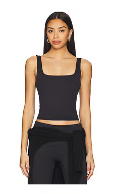 WellBeing + BeingWell LoungeWell Julian Tank in Quiet Grey Heather from Revolve.com | Revolve Clothing (Global)