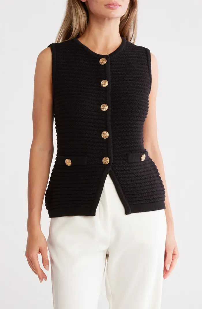 Buttoned Sweater Vest | Nordstrom Rack