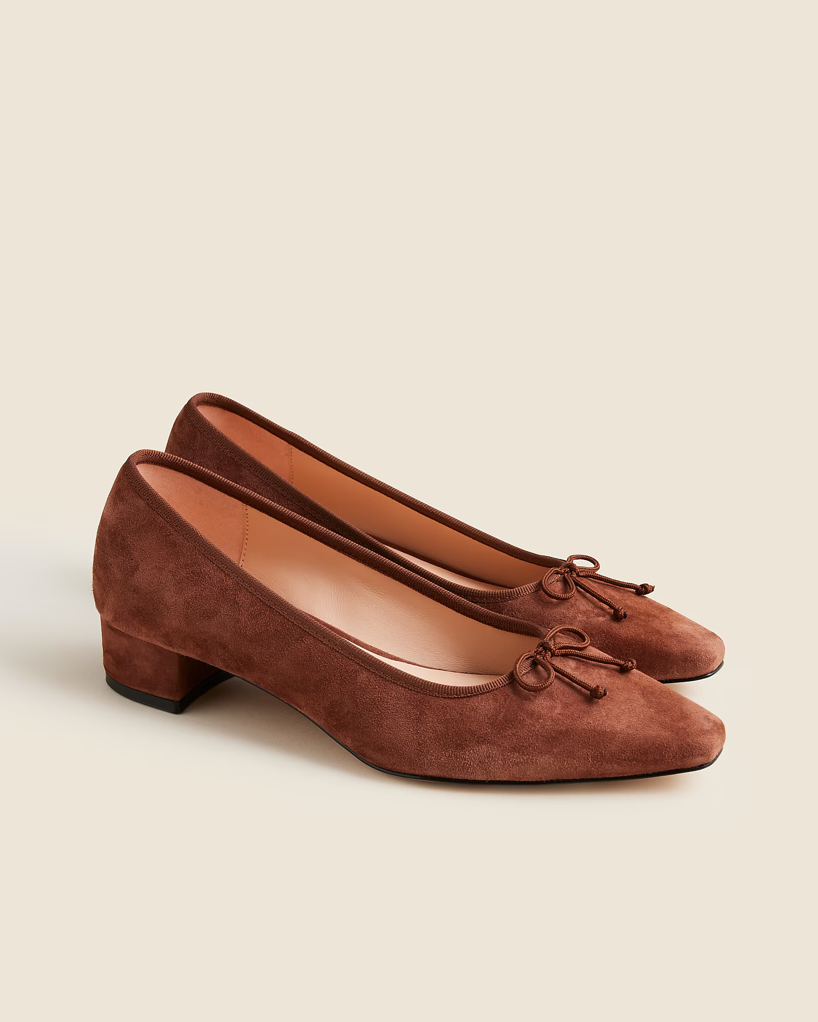 Pointed-toe pumps in suede | J. Crew US