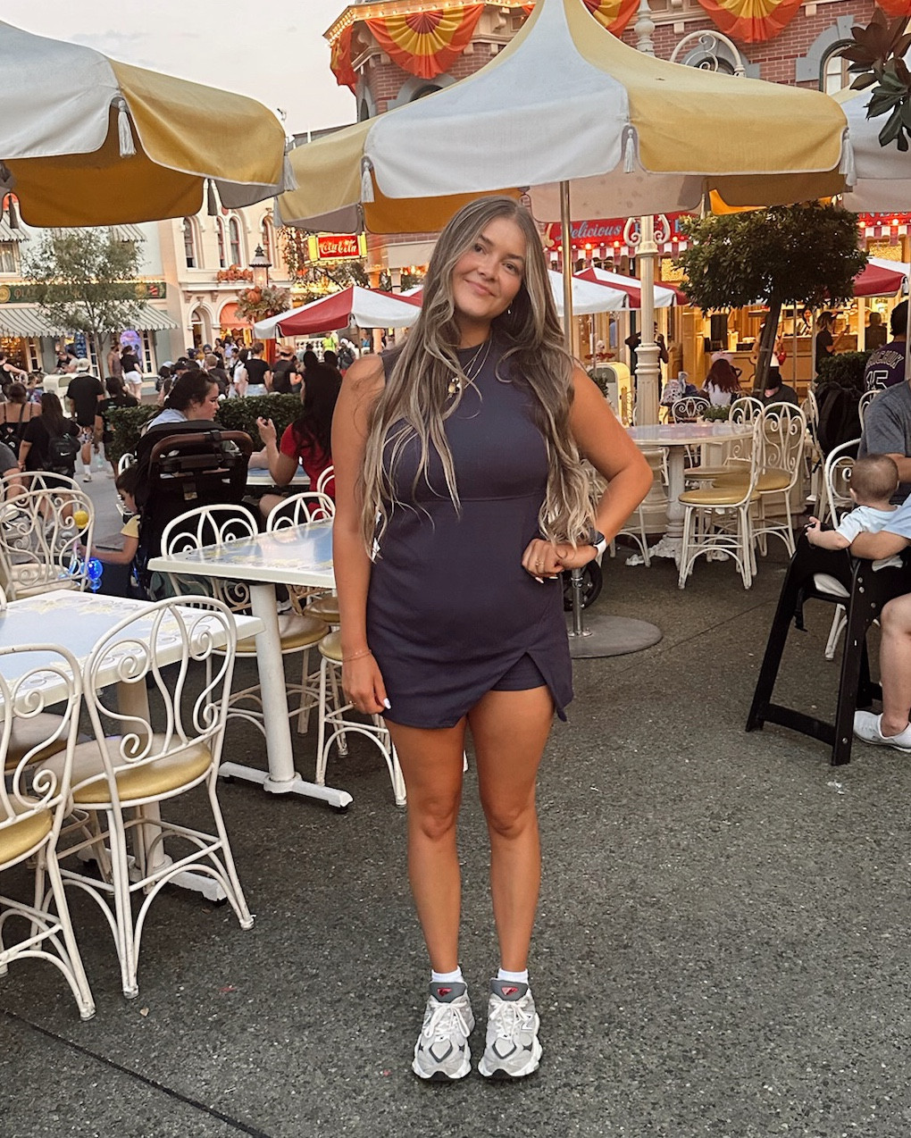 This athletic dress from Amazon feels like free people quality! The best part are the shorts aren’t attached making it so comfy for a Disneyland outfit ✨🤍 

#LTKTravel #LTKFitness #LTKFallSale