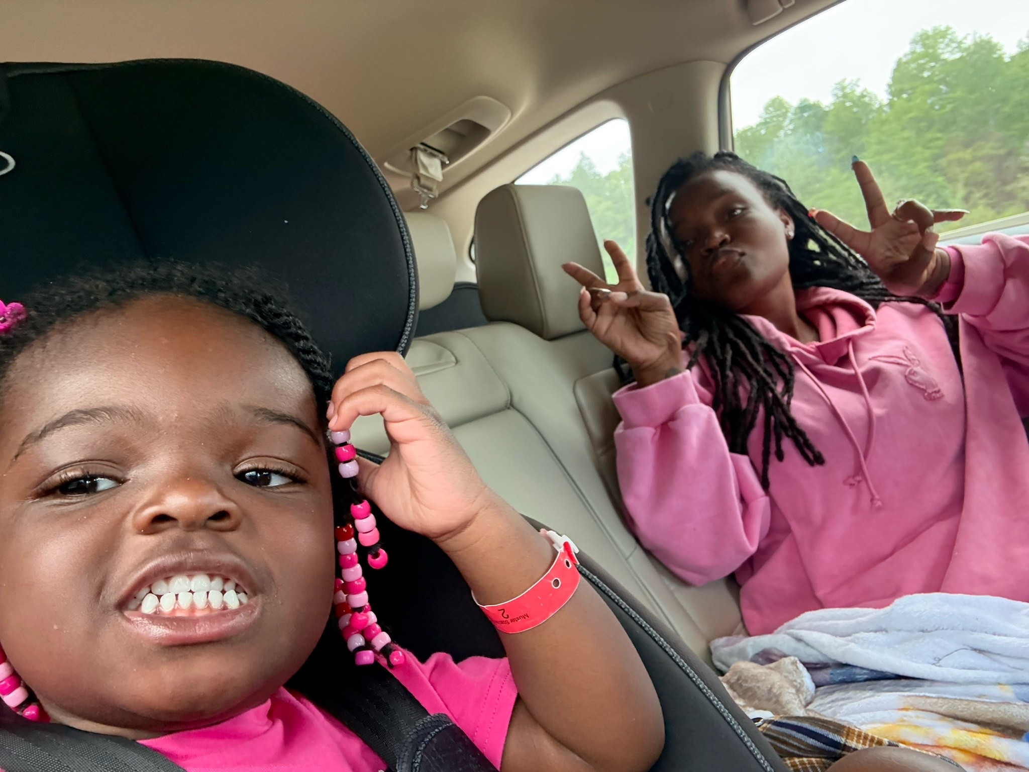Car ride home from the cruise pink everything!!

#LTKmomlife #LTKTravel #LTKKids