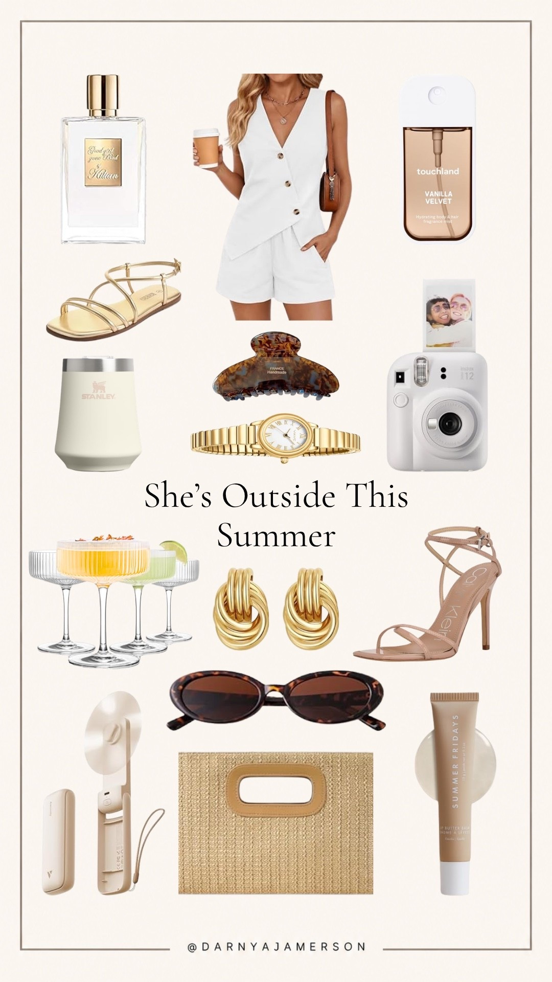 ☀️ She's Outside This Summer ☀️

Brunch reservations, patio season, happy hours, rooftop drinks, and every excuse to wear something cute. 🍸✨

Shop all the summer favorites linked here.

summer style, happy hour outfit, patio season, brunch outfit, rooftop drinks, girls night outfit, amazon fashion finds, summer favorites, feminine style, classy style, gold jewelry, neutral aesthetic, summer accessories, amazon favorites, elevated basics, date night outfit, girls trip essentials, luxury inspired, summer must haves, vacation style

#LTKootd
